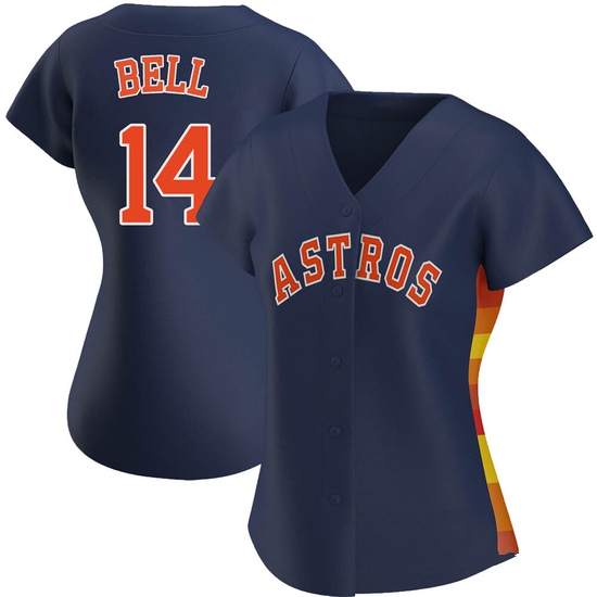 Women's Derek Bell Houston Astros Replica Navy Alternate Jersey