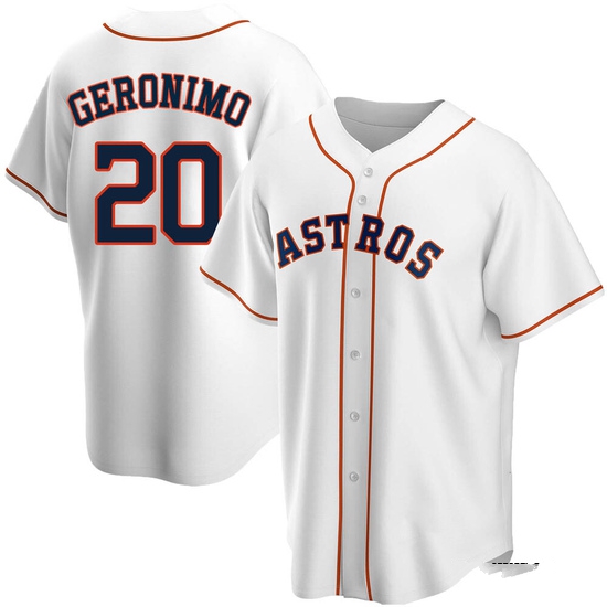 Youth Cesar Geronimo Houston Astros Replica White Home Jersey